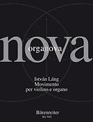 Lang: Movimento per Violino e organo (2001)