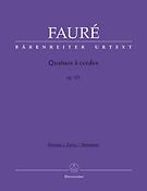 Gabriel Fauré: Quatuor à cordes op. 121