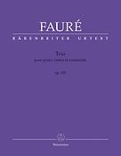Faure: Trio Pour Piano Violon et Violoncelle op. 120