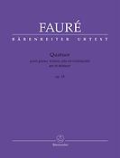 Gabriel Faure: Piano Quartets op. 15