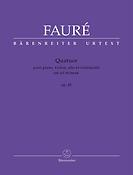 Gabriel Faure: Quartets g-Moll op. 45