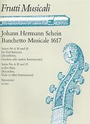 Johann Hermann Schein: Banchetto musicale 1617 for five Instruments(Banchetto musicale 1617)