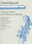 Thomas Stoltzer: Octo Tonorum Melodiae(Octo Tonorum Melodiae)