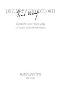 Ernst Krenek: Gedicht von Hans Arp
