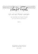 Manfred Trojahn: Ich will ein Reiter werden(Four songs of Kaspar Hauser for high voice and piano)