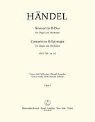 Handel: Concerto for Organ and Orchestra in B-flat Major op. 4/2 HWV 290