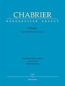Emmanuel Chabrier: L' Étoile(Opéra Bouffe In Three Acts)
