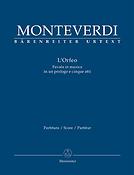 Claudio Monteverdi: L'Orfeo (Partituur)