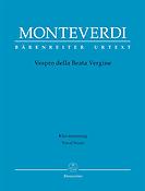 Monteverdi: Vespro Della Beata Vergine Marienvesper (Vocal Score)