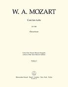 Mozart: Ouvertüre zu Cosi fan tutte KV 588