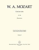 Mozart: Ouvertüre zu Cosi fan tutte KV 588