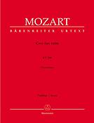 Mozart: Ouvertüre zu Cosi fan tutte KV 588 (Partituur)