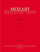 Mozart: Idomeneo KV 366 Overture (Partituur)