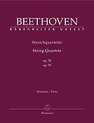 Beethoven: Streichquartetten Op.74 95 (Partituur)