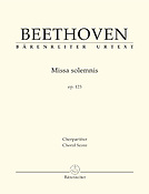 Beethoven: Missa Solemnis Op. 123 (Koorpartituur)