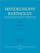 Mendelssohn: St. Paul op. 36 (Vocal Score)