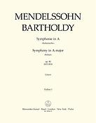 Mendelssohn: Symphonie 04 A Op.90 Italian (Viool 1)