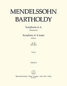 Mendelssohn: Symphonie 04 A Op.90 Italian (Viool 2)