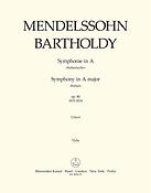Mendelssohn: Symphonie 04 A Op.90 Italian (Altviool)