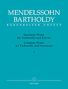 Mendelssohn: Complete Works Volume 1