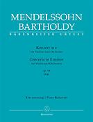 Mendelssohn: Concerto for Violin and Orchestra E minor op. 64