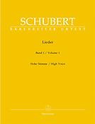 Franz Schubert: Lieder Band 1 Sopraan (Baerenreiter)
