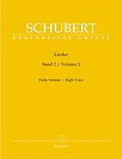Franz Schubert: Lieder Band 2 Sopraan (Baerenreiter)