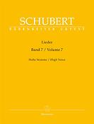 Franz Schubert: Lieder Band 7 Sopraan (Baerenreiter)