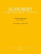 Franz Schubert: Schwanengesang D957  Hohe Stimme/High Voice