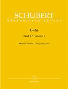 Franz Schubert: Lieder Band 1 Mezzo-Sopraan (Baerenreiter)