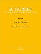 Franz Schubert: Lieder Band 3 Mezzo-Sopraan (Baerenreiter)