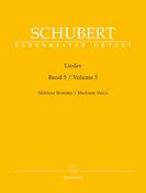 Franz Schubert: Lieder Band 5 Mezzo-Sopraan (Baerenreiter)