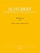 Franz Schubert: Winterreise Op.89 Mittlere Stimme/Medium Voice
