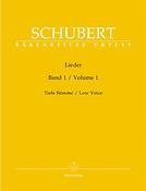 Franz Schubert: Lieder Band 1 Alt/Bas (Baerenreiter)