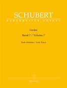 Franz Schubert: Lieder Band 7 Alt/Bas (Baerenreiter)