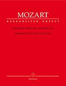 Mozart: Complete Works for two Pianos