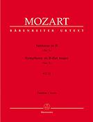 Mozart: Symphony no. 5 B-flat major K. 22 (Partituur)