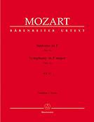 Mozart: Symphony no. 6 F major K. 43 (Partituur)