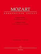 Mozart: Concert Arias for low Soprano and Contralto