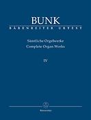 Gerard Bunk: Samtliche Orgelwerke Band IV