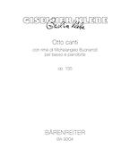 Giselher Klebe: Otto canti Op. 135