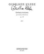 Giselher Klebe: Fantasia Incisiana per Violino e Pianoforte