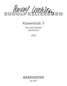 Rudolf Kelterborn: Klavierstueck 7(Quinternio)
