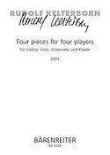 Rudolf Kelterborn: Four pieces For Four players