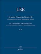Sebastian Lee: 40 Leichte Etudes Op.70