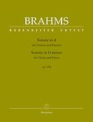 Brahms: Sonata in D minor for Violin and Piano op. 108