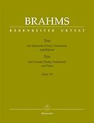 Brahms: Trio for Clarinet (Viola), Cello and Piano A Op.114 (Urtext)