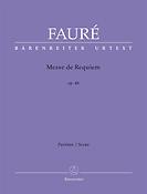 Faure: Requiem Op. 48 (Partituur)
