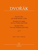 Antonín Dvorák: Terzetto for two Violins and Viola C major op. 74