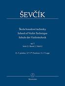 Sevcik: School Of Violin Technique Op. 1 Vol. 2